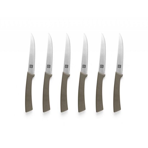 Ensemble de 6 couteaux à steak en acier inoxydable RICARDO