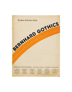 Type by Lucian Bernhard: Collected Specimen Booklets