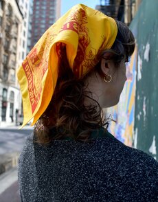 Copy/Paste/Print/Repeat Yellow Bandana